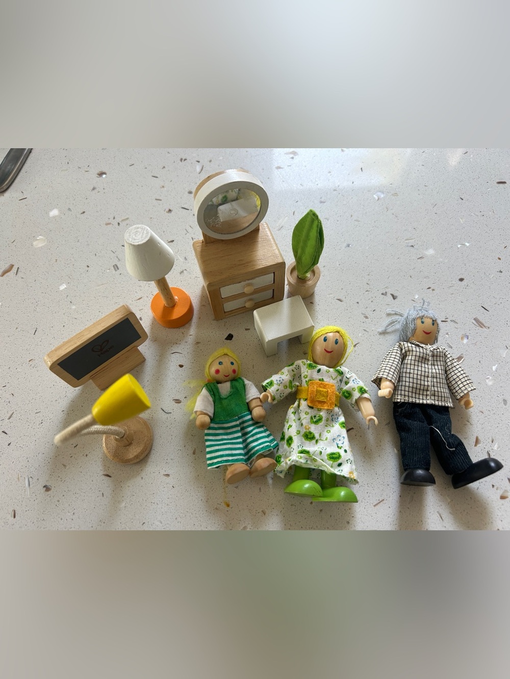 Hape Wooden Doll people and accessories